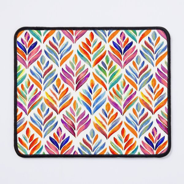 Item preview, Colored Leaf Pattern designed and sold by ViaARTfactory.