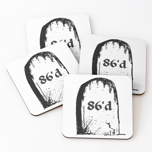 Item preview, 86'd Gravestone Restaurant Joke designed and sold by MystiqueButique.