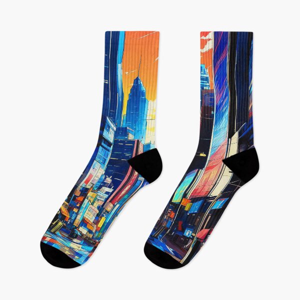Item preview,  Pop Art Culture Colorful Comic-Style Urban City  designed and sold by DEC02.