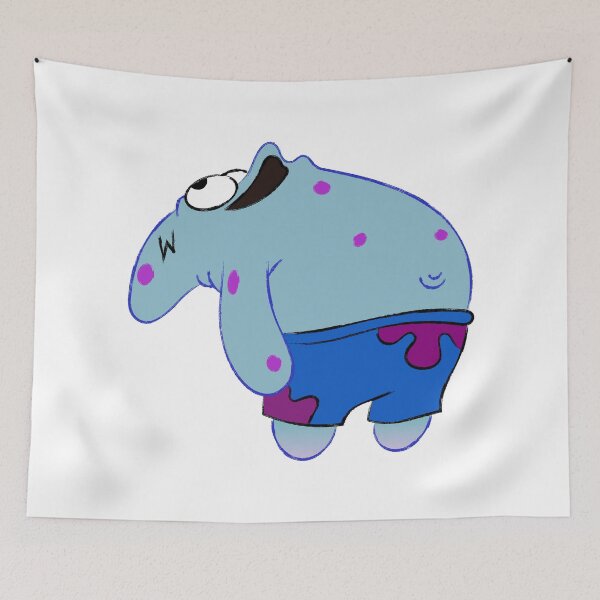 Item preview, Patrick Star. Looking at the moon / SpongeBob doodle designed and sold by DibujandoPorfa.