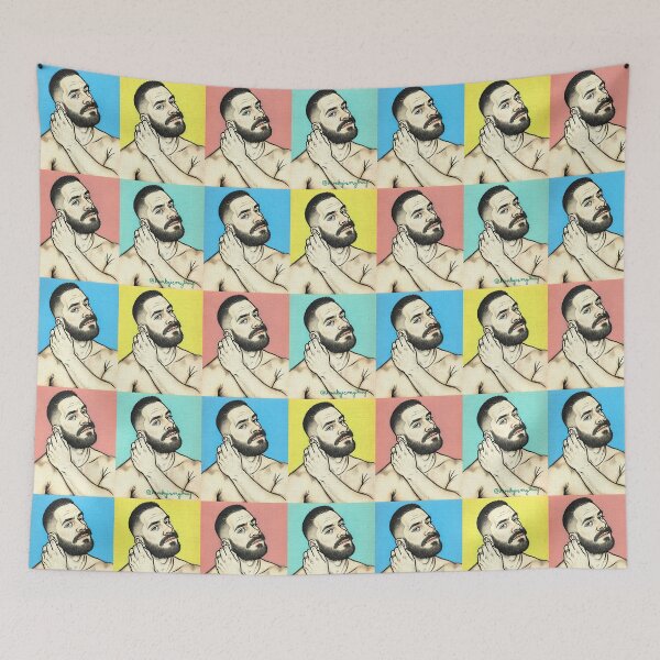 Item preview, Bold and Bearded (2x2) designed and sold by Hunkyismything.