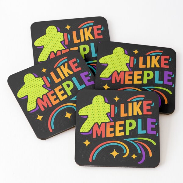Item preview,  I Like Meeple - For Board Gamers - Popart designed and sold by bijGagelmanAr.