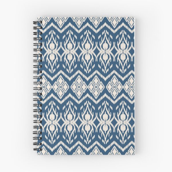 Artikelvorschau, Nahtloses traditionelles Ikat in Blau und Weiß entworfen und verkauft von Dintheo.