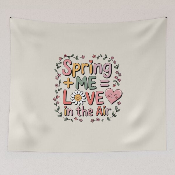 Item preview, Spring + Me = Love in the Air – Whimsical Floral Vibes designed and sold by Jollys-ArtShop.