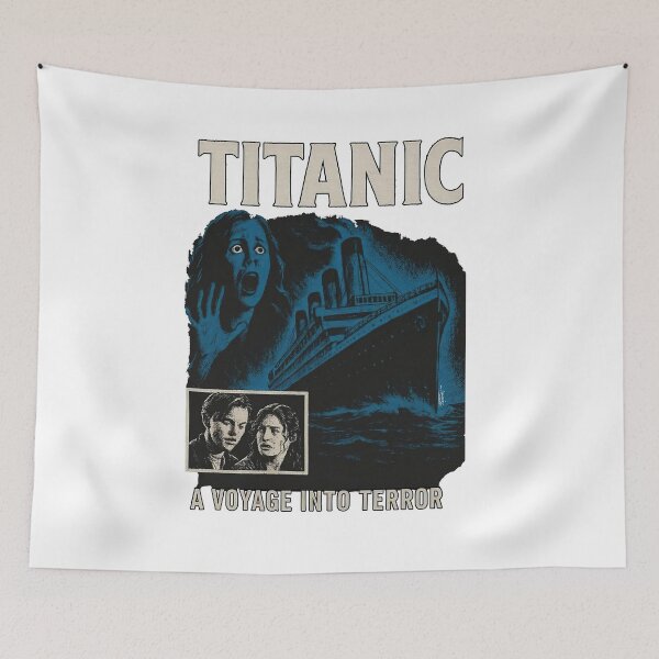 Item preview, Titanic Movies Poster Horror Halloween Fan Art designed and sold by Terahsharris.