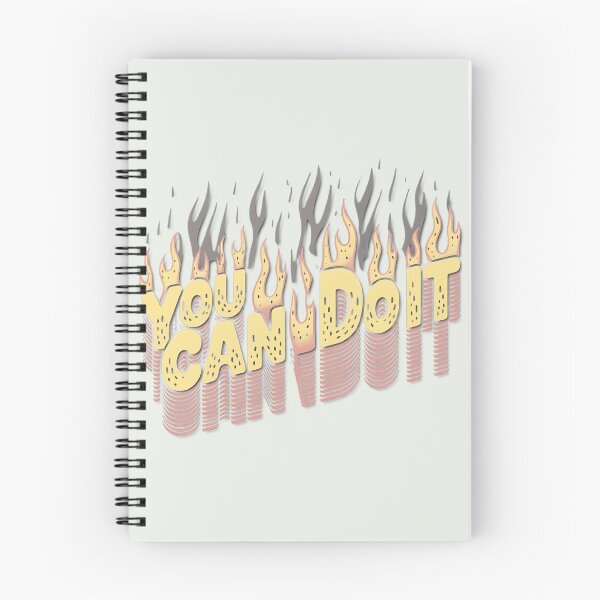 Item preview, You Can Do It Flame Typography Design designed and sold by Cody Hernandez.