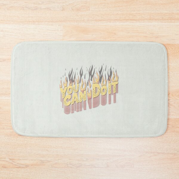Item preview, You Can Do It Flame Typography Design designed and sold by Cody Hernandez.