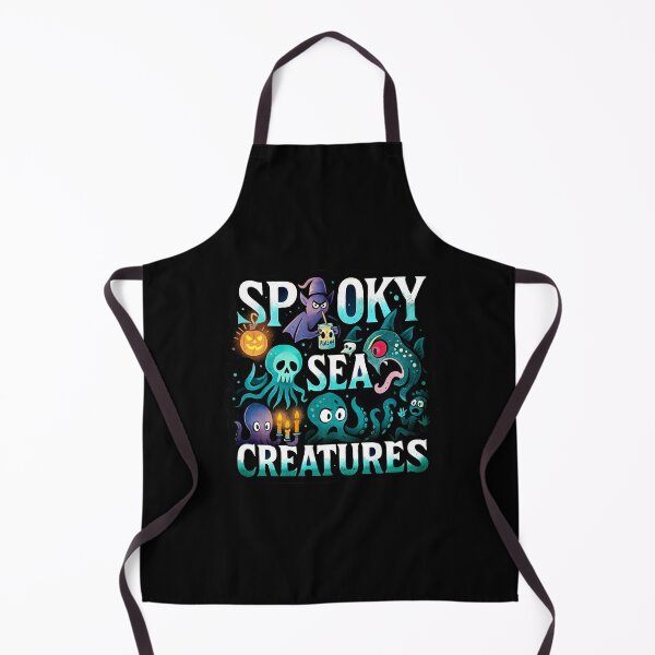 Item preview, Spooky Sea Creatures - Haunted Ocean Critters designed and sold by Myra365Art.