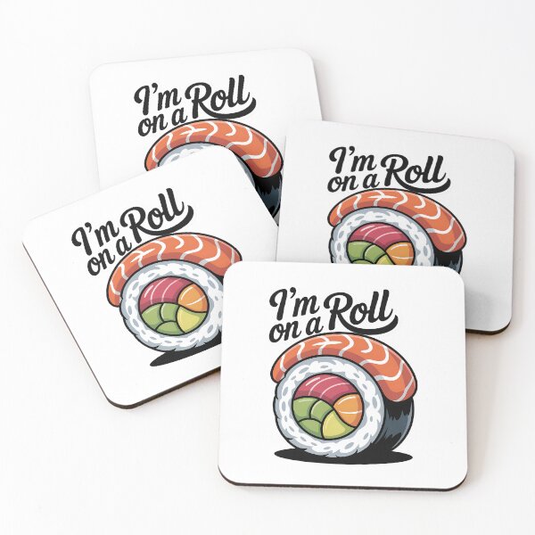 Item preview, I’m On A Roll Funny Sushi Pun designed and sold by Bliss Find And Design.