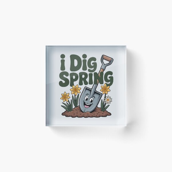 Item preview, I Dig Spring – Happy Garden Fun designed and sold by Jollys-ArtShop.