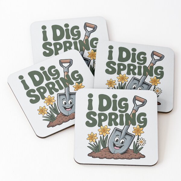 Item preview, I Dig Spring – Happy Garden Fun designed and sold by Jollys-ArtShop.