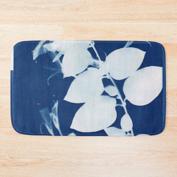 Item preview, Honeysuckle Flower Cyanotype designed and sold by PaintPourGalore.