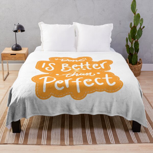 Item preview, Done is Better than Perfect" Motivational Sticker designed and sold by Happyfreedom.