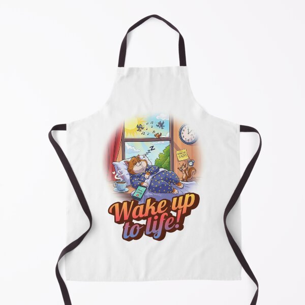 Item preview, Wake Up to Life – The Lazy Cat’s Morning Struggle designed and sold by GEEKsCollection.