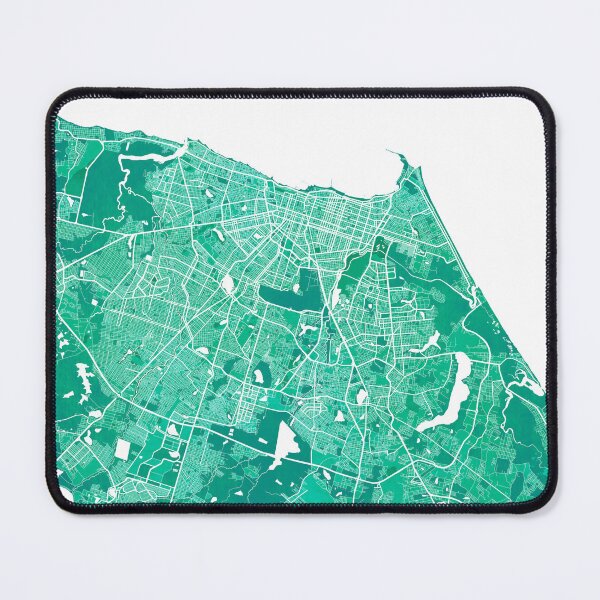 Item preview, Fortaleza City Map of Ceará, Brazil - Watercolor designed and sold by deMAP.