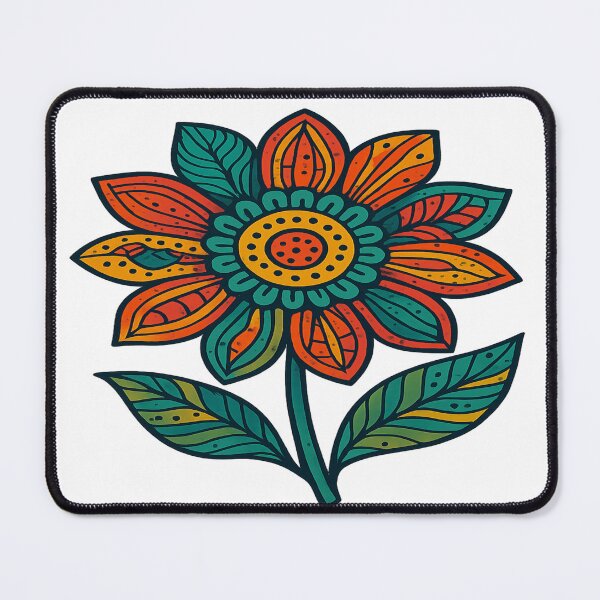 Item preview, Colorful Floral Pattern – Vibrant Artistic Flower Design for T-Shirts & Gifts designed and sold by Rockz-Fashion.