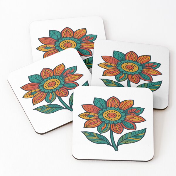 Item preview, Colorful Floral Pattern – Vibrant Artistic Flower Design for T-Shirts & Gifts designed and sold by Rockz-Fashion.