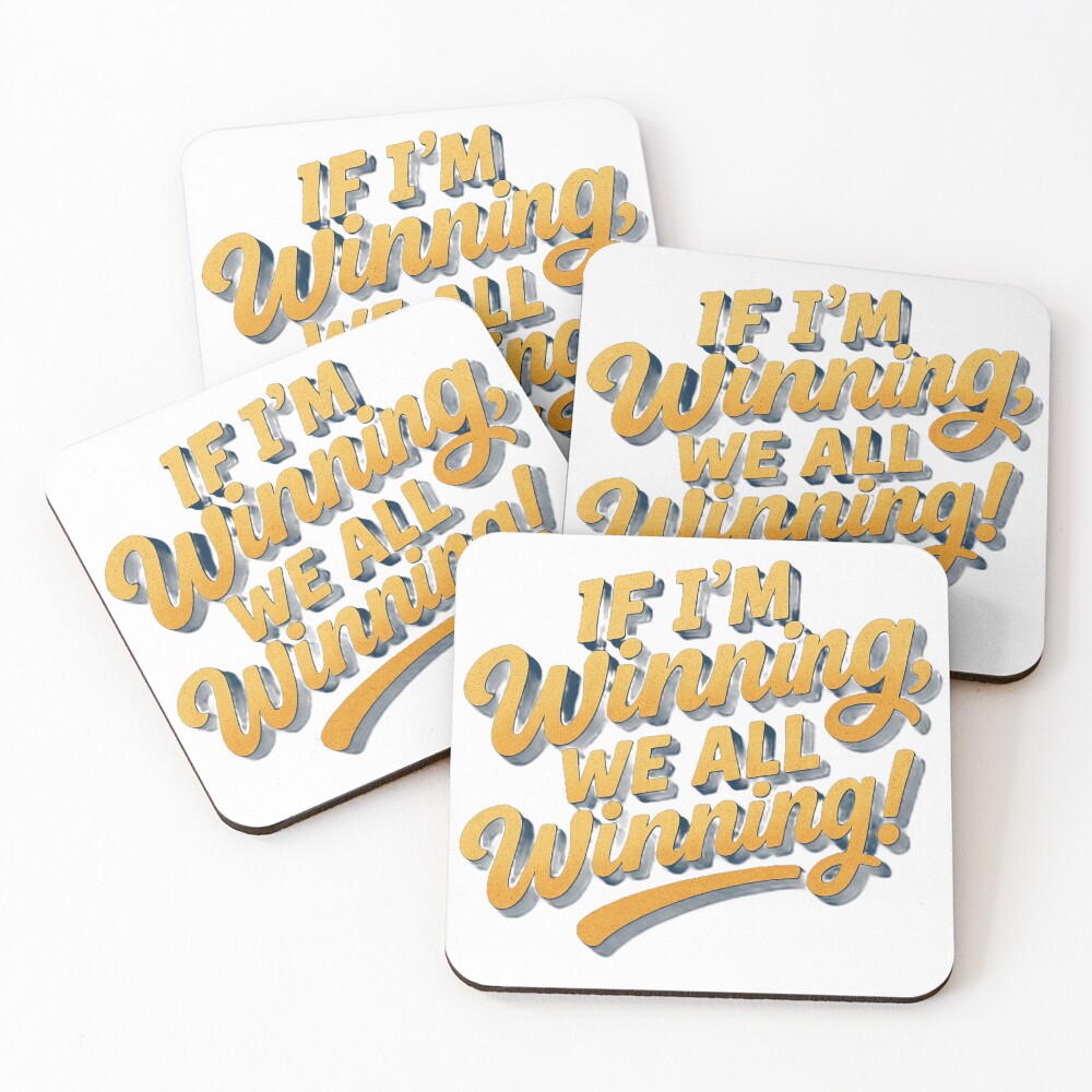 Item preview, Coasters (Set of 4) designed and sold by GoodLifeStudio.