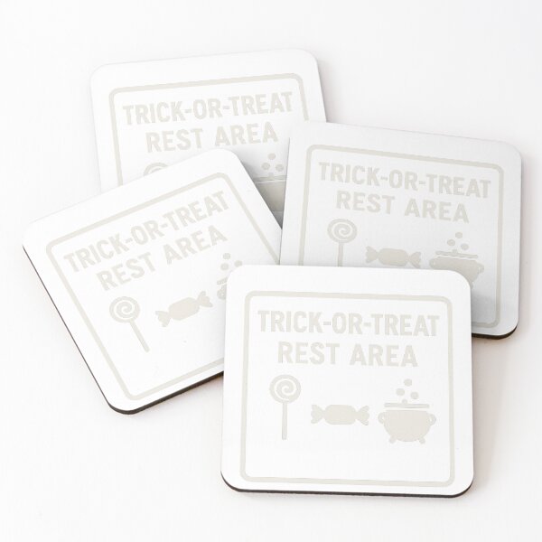 Item preview, Trick-or-Treat Rest Area – Halloween Highway Sign designed and sold by DailyDrivesct.