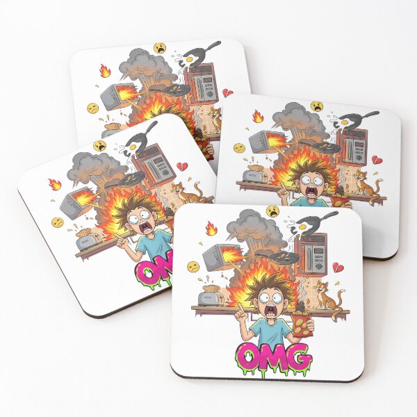 Item preview, OMG – Kitchen Chaos Disaster in Progress designed and sold by GEEKsCollection.