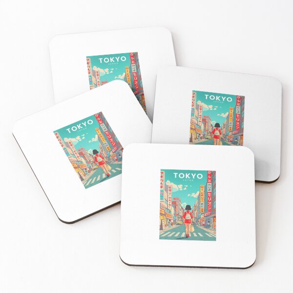 Item preview, 80S Anime Girl Exploring Vintage Tokyo designed and sold by Wendypeck12.