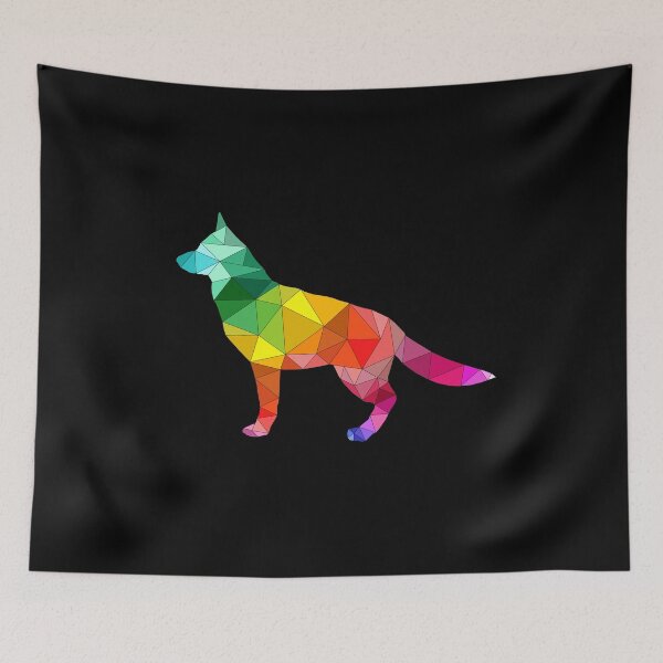 Item preview, Polygon dog designed and sold by mtsdesign.
