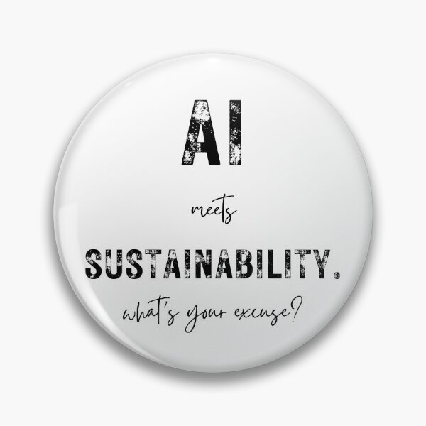 Item preview, AI and Sustainability Motivational Eco Tech Design designed and sold by NxtGenDesigns.