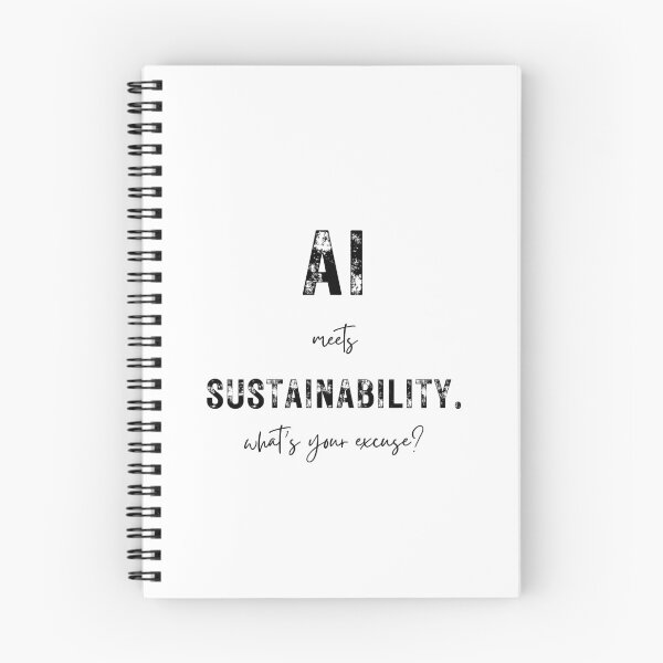 Item preview, AI and Sustainability Motivational Eco Tech Design designed and sold by NxtGenDesigns.