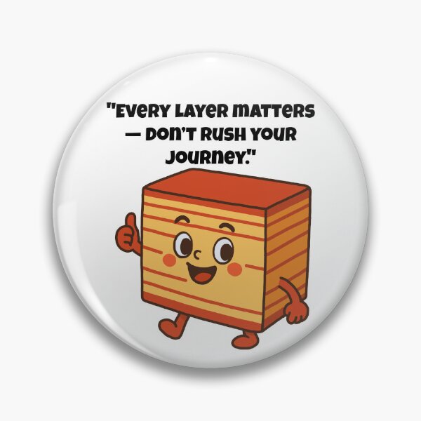Item preview, Every Layer Matters - Cheerful Kuih Lapis Character designed and sold by Latitude 1°N.