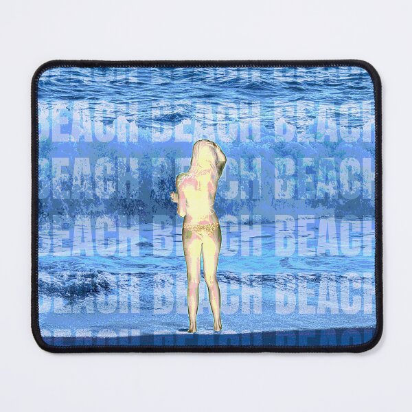 Item preview, BEACH ocean bikini graphic sticker designed and sold by sunscasm.
