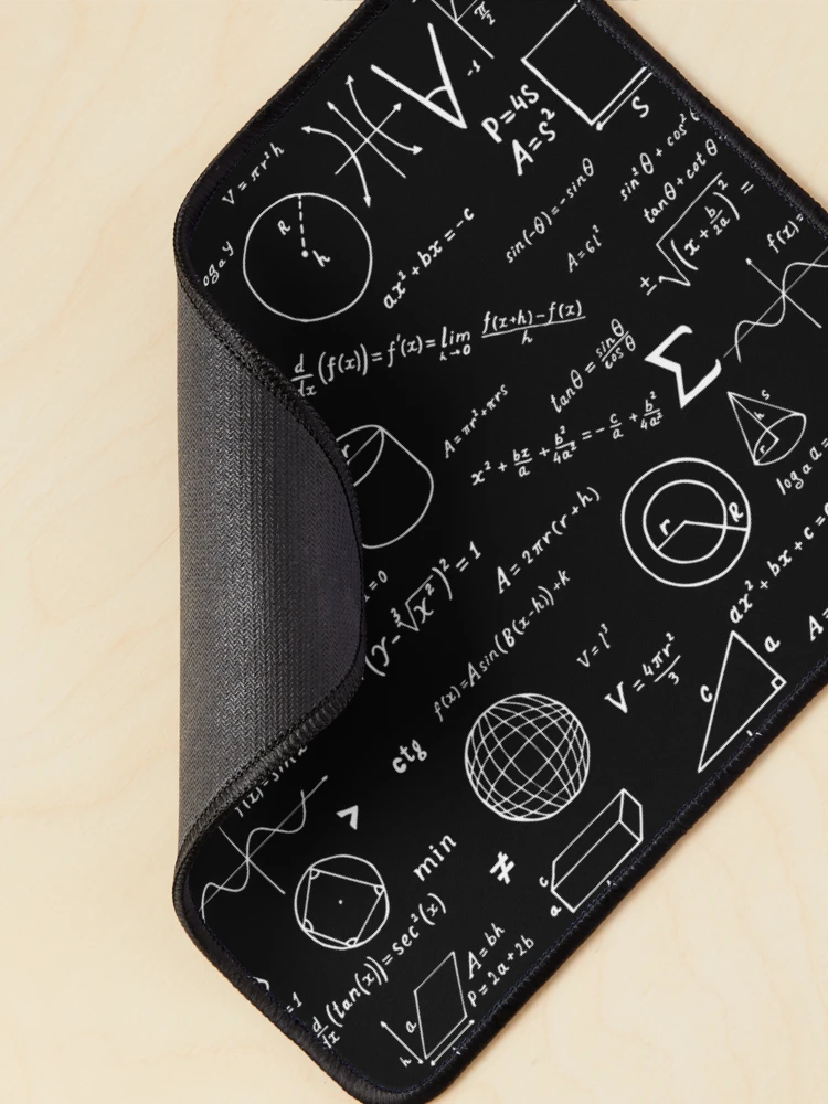 Thumbnail 2 of 5, Mouse Pad, Math Formulas designed and sold by edwardecho.