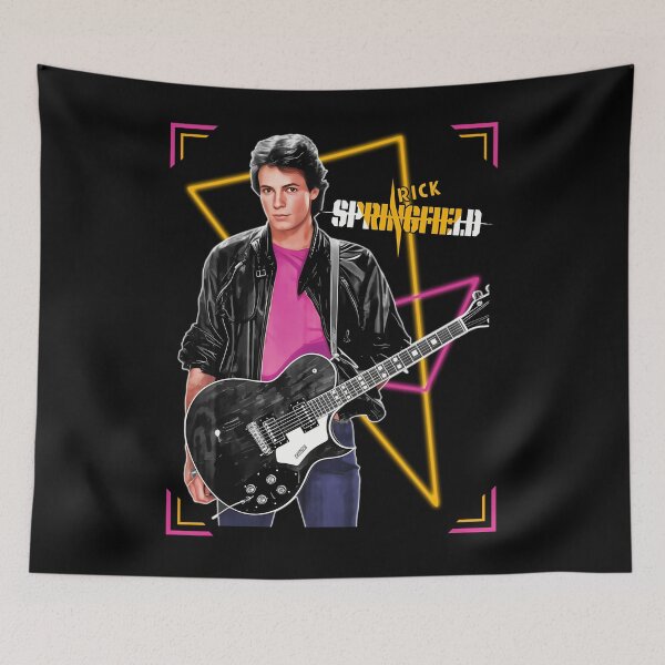 Aperçu de l'œuvre Design de concert néon Rick Springfield créée et vendue par deardorffan.