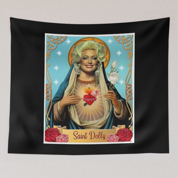 Item preview, Santa Dolly Brings Sparkles Sass And Joy designed and sold by EnricoOkuneva.