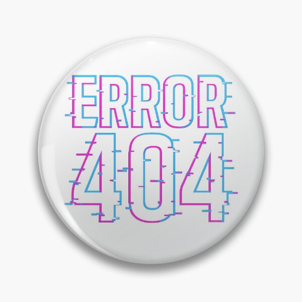 Item preview, “Error 404 – Glitch Style Gamer & Tech Design” designed and sold by Khatare.