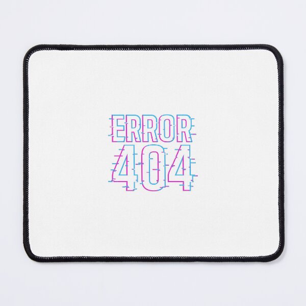 Item preview, “Error 404 – Glitch Style Gamer & Tech Design” designed and sold by Khatare.