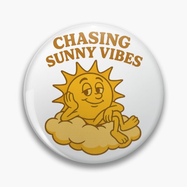 Item preview, Chasing Sunny Vibes Retro Sun Summer Aesthetic Positive Chill Design designed and sold by inkoutninja.