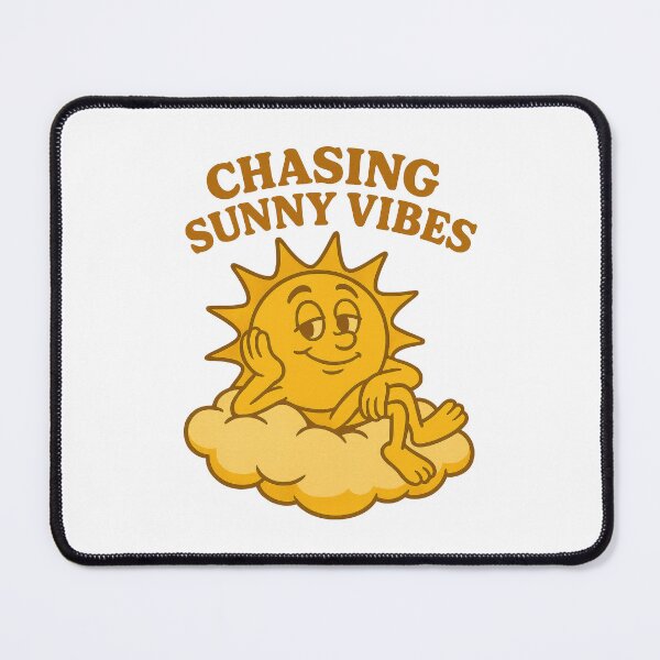 Item preview, Chasing Sunny Vibes Retro Sun Summer Aesthetic Positive Chill Design designed and sold by inkoutninja.