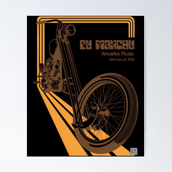 Fu Manchu Logo Posters for Sale | Redbubble