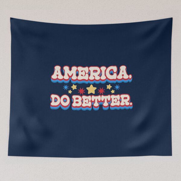 Item preview, America do better - resist protest USA march designed and sold by VeryEnglishGent.