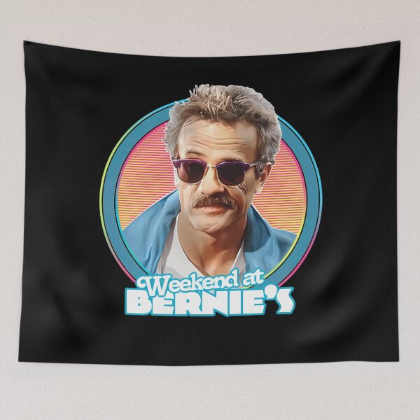 Item preview, Weekend At Bernie's - 80s Retro Fan Design Meme designed and sold by EpicWitWear.