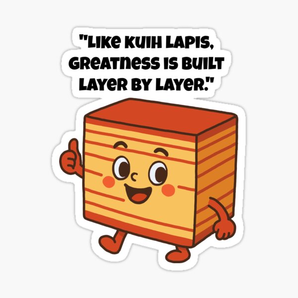 Item preview, Layers of Greatness – Kuih Lapis on a Mission designed and sold by Latitude 1°N.