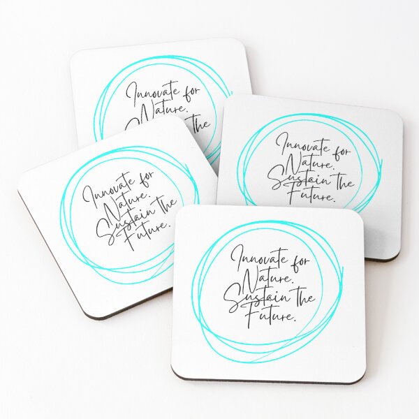 Item preview, Innovate for Nature Eco Future Circle Typography Design designed and sold by NxtGenDesigns.