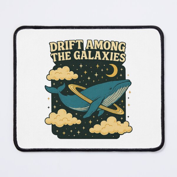 Item preview, Drift Among the Galaxies Whale in Space Surreal Cosmic Fantasy Design designed and sold by inkoutninja.