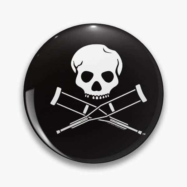 Item preview, Jackass Skull And Crutches Logo designed and sold by ClothesDelacru.