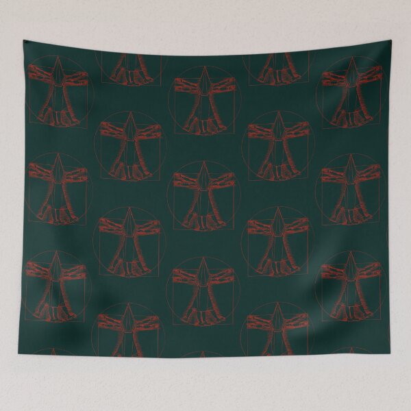 Item preview, Vitruvian Pyramid Head (Red) designed and sold by CaramiccoASC.