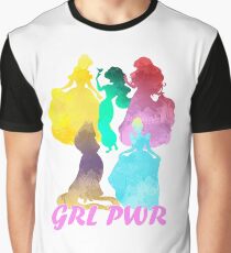 Girl Power Inspired Silhouette Graphic T-Shirt