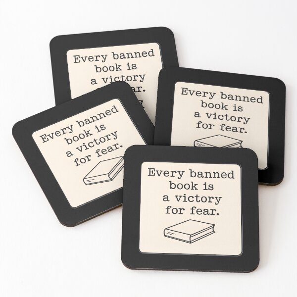 Item preview, Anti Censorship Book Ban Statement Minimalist Art Prints designed and sold by PinUpPizzazz.