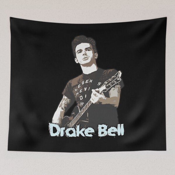 Artikelvorschau, Dynamisches Gitarristen-Poster – Drake Bell in Sepiatönen mit Tattoos entworfen und verkauft von ProvidenciFrits.
