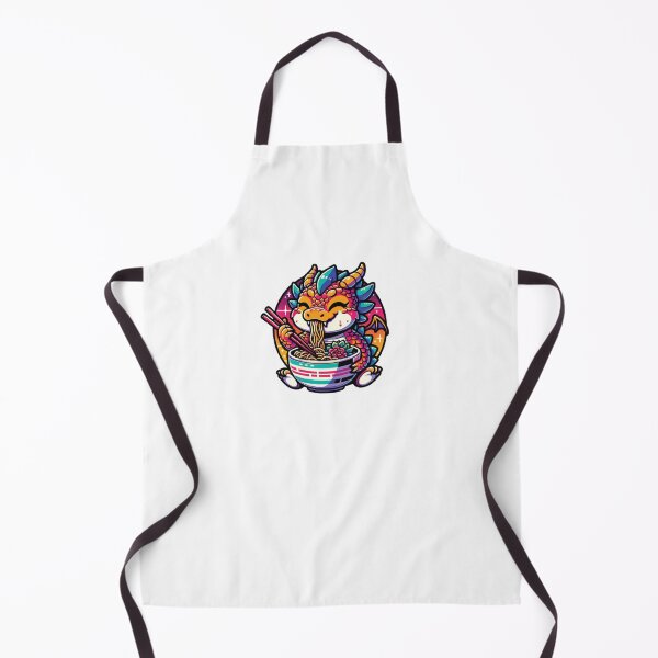 Item preview, Ramen Dragon eating noodles manga anime designed and sold by MartCrafted.