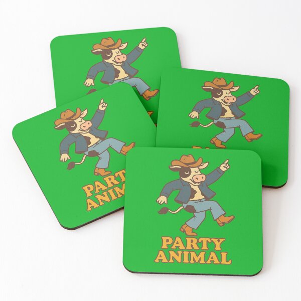 Item preview, Cowboy Party Animal Shirt – Funny Cartoon Western Tee designed and sold by InkognitoPrints.
